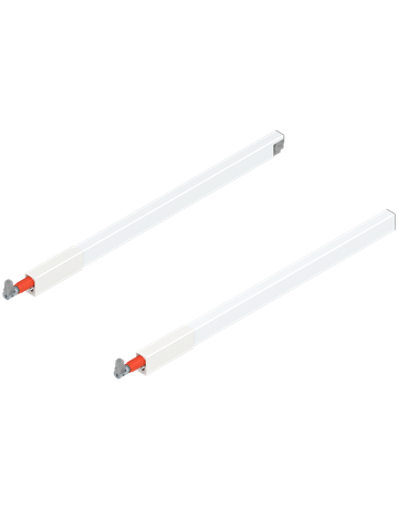 Bild TANDEMBOX Längsreling (oben), für Frontauszug, NL=450 mm, links/rechts, für TANDEMBOX antaro, seidenweiss - Blum-0
