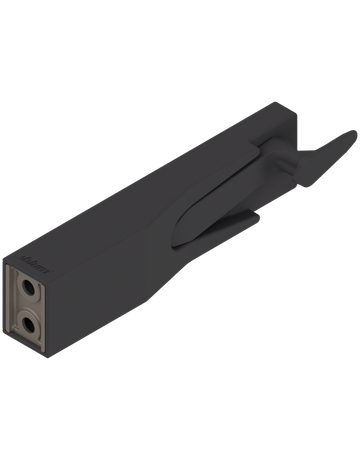 Bild CABLOXX Schließkasten, Set (Schließkasten, Frontstück, Abdeckkappe), terraschwarz matt - Blum-0