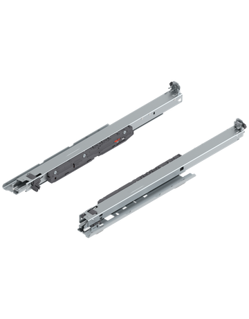 Bild MOVENTO mit BLUMOTION S, Vollauszug, Führung, 40 kg, NL=500 mm, für Kupplung, Bodenmontage, links/rechts, verzinkt-0
