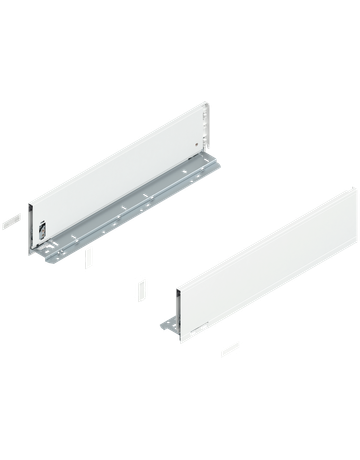 Bild LEGRABOX Zarge, Höhe K (128.5 mm), NL=500 mm, links/rechts, für LEGRABOX pure, seidenweiss matt - Blum-0