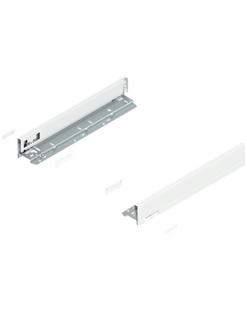 Bild LEGRABOX Zarge, Höhe N (66.5 mm), NL=400 mm, links/rechts, für LEGRABOX pure, seidenweiss matt - Blum-0