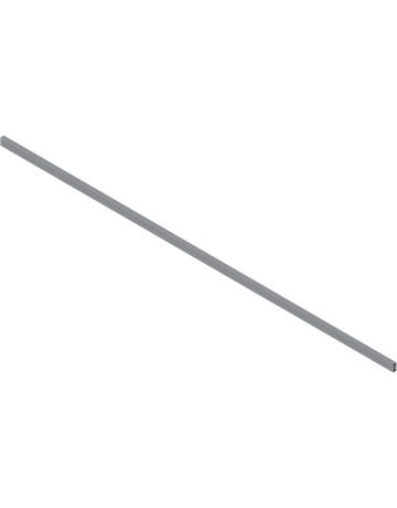 Bild TANDEMBOX Querreling, für Innenauszug, bis KB=1200 mm, Länge=1046.3 mm, zum Ablängen, für TANDEMBOX intivo, für TANDEMBOX antaro, R9006 weissalumin. - Blum-0