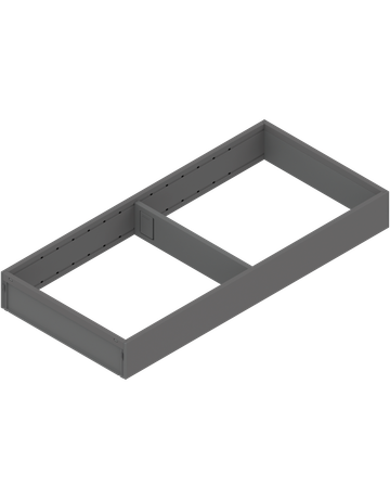 Bild AMBIA-LINE Rahmen, für LEGRABOX/MERIVOBOX Schubkasten, Stahl, NL=450 mm, Breite=200 mm, oriongrau matt - Blum-0