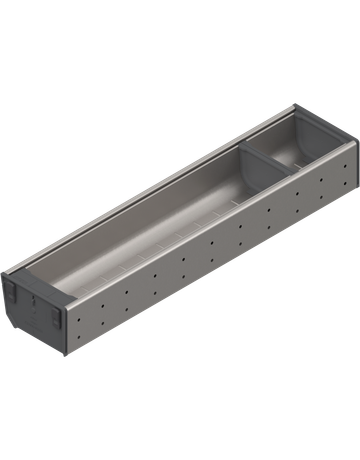 Bild ORGA-LINE Schalen-Set (teilausfüllend), für TANDEMBOX Schubkasten, NL=500 mm, KB=275 mm, Breite=103 mm, inox-gebü/staubgr - Blum-0