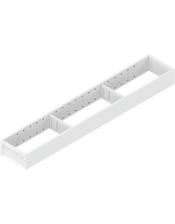 Bild AMBIA-LINE Rahmen, für LEGRABOX/MERIVOBOX Schubkasten, Stahl, NL=600 mm, Breite=100 mm, seidenweiss matt - Blum-0