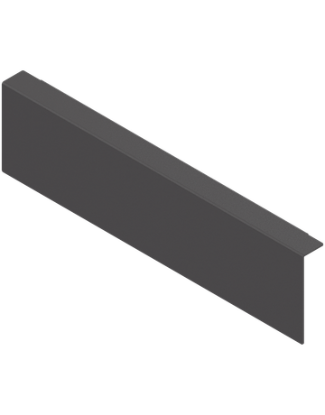 Bild AMBIA-LINE Holzrückwandadapter, für LEGRABOX/MERIVOBOX Schubkasten Höhe M, Stahl, carbonschwarz matt - Blum-1