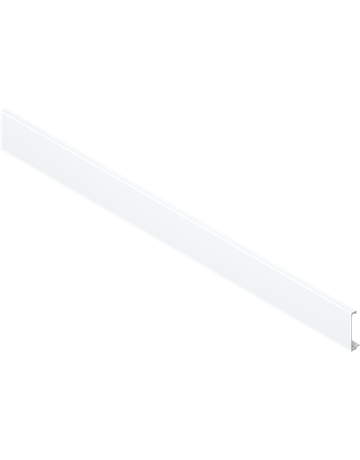 Bild TANDEMBOX Vorderstück, für Innenschubkasten und Innenauszug mit Querreling, LW=1168 mm, zum Ablängen, für TANDEMBOX intivo/antaro, seidenweiss - Blum-0