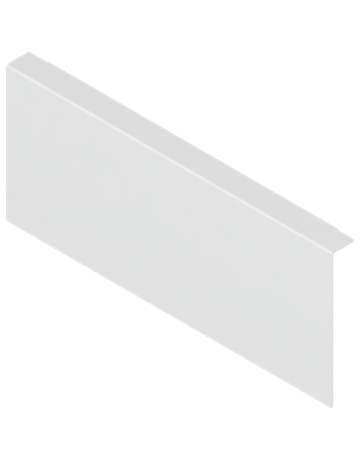 Bild AMBIA-LINE Holzrückwandadapter, für LEGRABOX/MERIVOBOX Schubkasten Höhe K, Stahl, seidenweiss matt - Blum-0