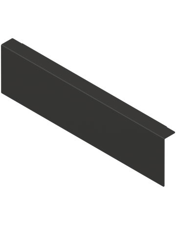 Bild AMBIA-LINE Holzrückwandadapter, für LEGRABOX/MERIVOBOX Schubkasten Höhe M, Stahl, carbonschwarz matt - Blum-0