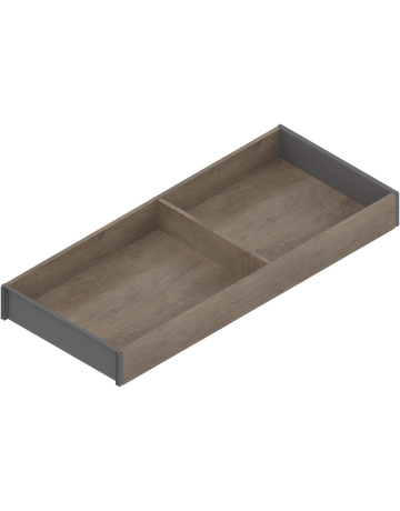 Bild AMBIA-LINE Rahmen, für LEGRABOX/MERIVOBOX Schubkasten, Holzdesign, NL=500 mm, Breite=200 mm, Nebr.Eiche/oriongrau - Blum-0