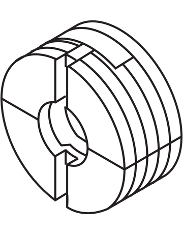 Bild Frontverstellbeschlag, Einpressen, natur - Blum-1