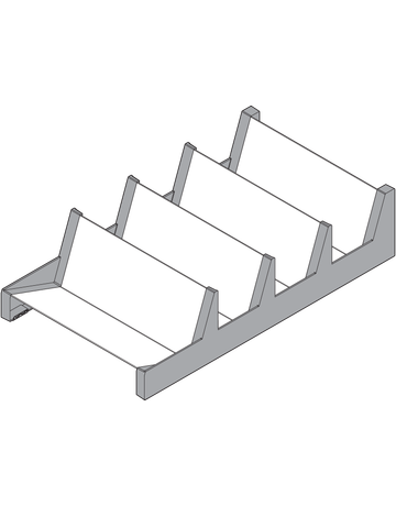 Bild AMBIA-LINE Gewürzhalter, für LEGRABOX/MERIVOBOX, inox-gebür.-lackiert - Blum-1