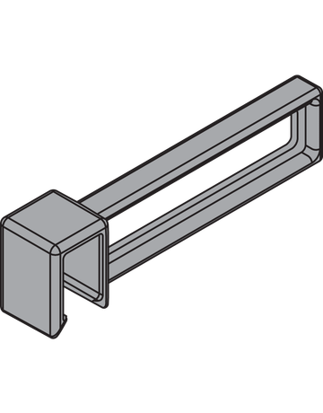Bild AMBIA-LINE Längsteiler für Querreling, für LEGRABOX pure, seidenweiss matt - Blum-1
