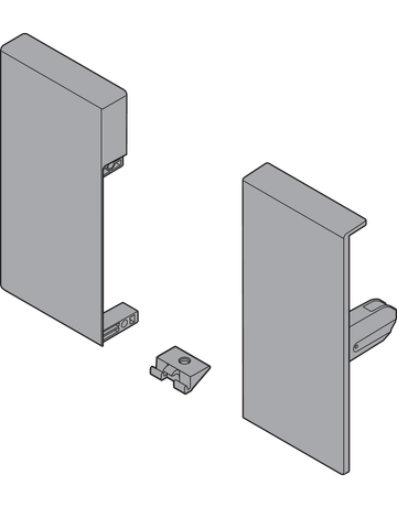 Bild TANDEMBOX Fronthalter, Höhe K, für Innenschubkasten, links/rechts, für TANDEMBOX antaro, seidenweiss - Blum-1