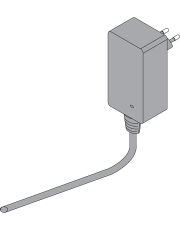 Bild SERVO-DRIVE Steckernetzgerät 24 W mit vormontiertem Stecker E - Blum-1