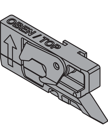 Bild CABLOXX Verriegelungseinheit, rechts, schwarz - Blum-1