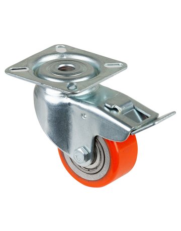 Bild Lenkrolle 50mm, A620 Platte, Poly-Rad, KL, FeststA620.C10.050-0