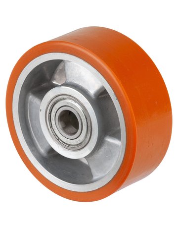 Bild Rad 100/40mm B90.101 Polyure Guss, Radk.Alu, KL Tragkraft 280 Kg - BS ROLLEN-0