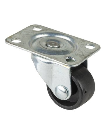 Bild Lenkrolle 25mm 34x48mm Platte, GL, Kstrad schwarz F25.025-0