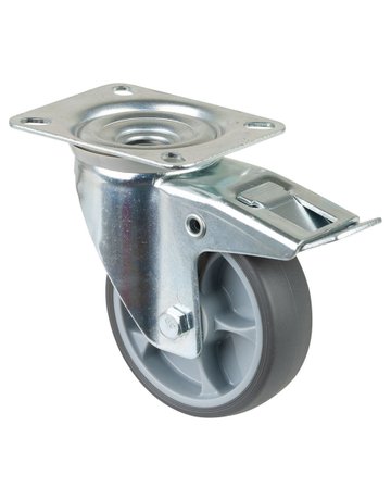 Bild Lenkrolle 100mm L420.B44 Platte, thermopl.RL, Fest L420.B44.101-0