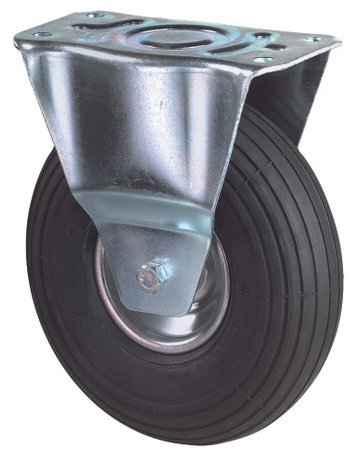 Bild Bockrolle 260mm L410.C90 Platte, Luftrad, RL L410.C90.260 - BS ROLLEN-0