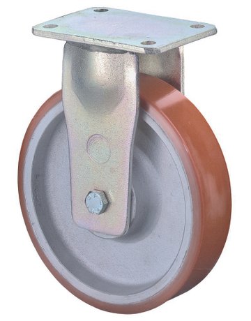 Bild Bockrolle 200mm RR110.B15Platte, Polyure Guss, KL RR110.C10.200 - BS ROLLEN-0