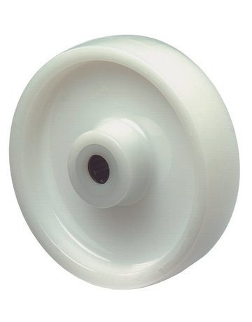 Bild Kunststoff -Rad 125/34mm B10.125Kunstst.weiß, Radk.Kunststoff, RLTragkraft 250 Kg - BS ROLLEN-0
