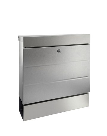 Bild Edelstahl-Briefkasten New York 3850 Ni mit Zeitungsbox - BURG WÄCHTER-1