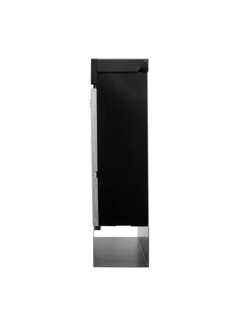 Bild Briefkasten Black & Steel New York 6850 B+S mit Zeitungsbox - BURG WÄCHTER-3