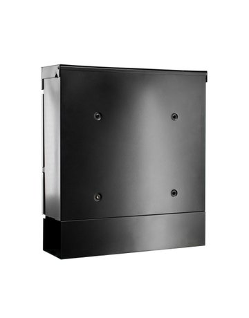 Bild Briefkasten Black & Steel New York 6850 B+S mit Zeitungsbox - BURG WÄCHTER-4