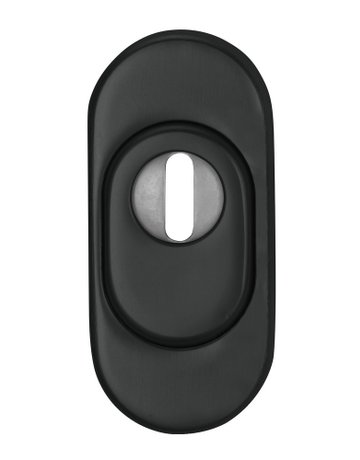 Bild Schutzrosette Ares 0815/0000 oval ,14,5mm,ZA/PZ,tiefschw. - edi-0