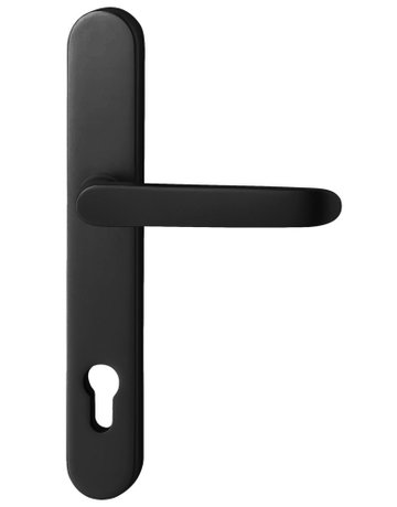 Bild Drückergarnitur Kronos 2000/9035 LS oval ,PZ92/8,RAL 9005 - edi-0