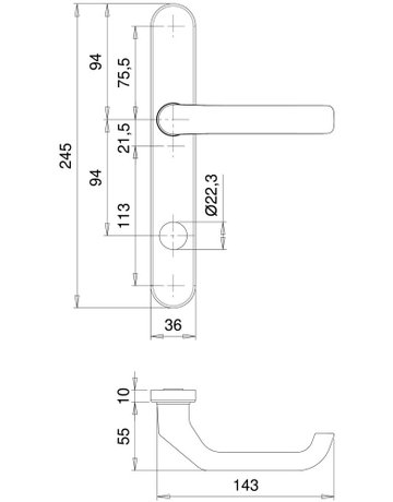 Bild Halbgarnitur Kronos 1200/0255 LS oval ,innen,RZ94/8,ER - edi-1