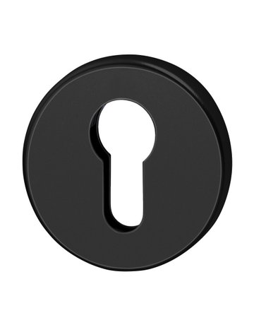 Bild Schlüsselrosette Riva 1056 innen,rund,PZ,8mm,tiefschw. besch. - edi-0