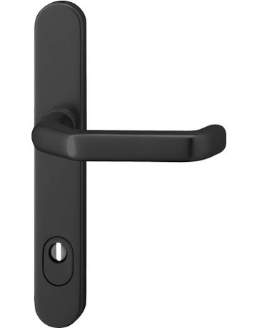 Bild Rahmen-SI-Drückergrt. Kronos 1205/0045 LS,ZA92/8 RAL 9005 - edi-0
