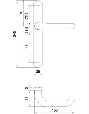 Bild Halbgarnitur Kronos 1300/0135/OSL LS oval ,außen,UG/8,F1 - edi-1