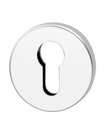 Bild Schlüsselrosette 1056 innen,rund,PZ, 8mm,F9016 - edi-0