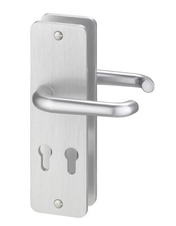 Bild SI-Drückergrt. Twin 8667/0104 LS eck,10mm/PZ 72/8,F1,TS35-45 - edi-0