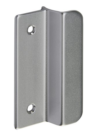 Bild Fenstertür-Ziehgriff, mit Steg, 65mm, 9520, Aluminium, silberfarbig eloxiert - edi-0