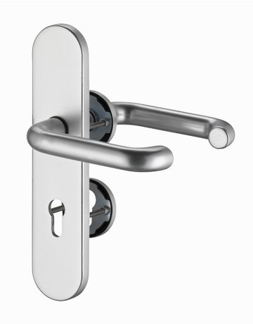 Bild Kombi-Drückergrt. Metis FS 5721/7203 LS/Ros.,12mm,ES1/PZ 72/9,F1 eloxiert - edi-0