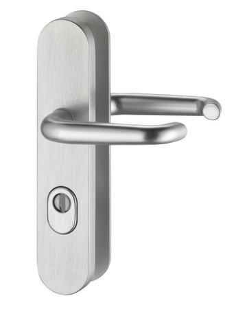 Bild SI-Drückergrt. Rombus 8663/9203 LS oval ,10mm,ES1,ZA/PZ 92/10,F1,TS65-75 - edi-0