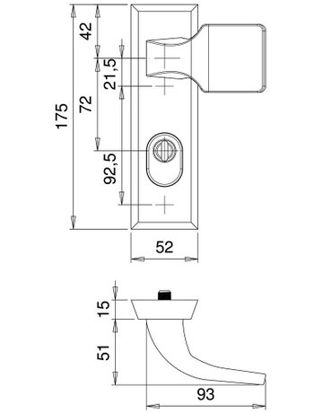 Bild SI-Wechselgrt.Alpha 7651 KS eck,15mm,ES1,ZA/PZ 72/8,F2,TS35-45 - edi-1