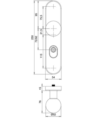 Bild SI-Wechselgrt.Logo 8755/0592 LS oval ,15mm,ES1,ZA/PZ 92/10,F1,TS65-75 - edi-1