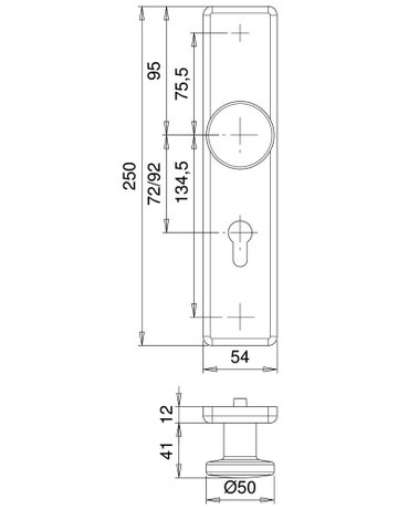Bild SI-Wechselgrt.Lana 8756/0792 LS eck,12mm,ES0/PZ 92/10,F1,TS65-75 - edi-1