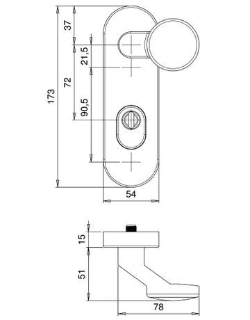 Bild SI-Wechselgrt.Logo 8715/1672 KS oval ,15mm,ES1,ZA/PZ 72/8,F1,TS35-45 - edi-1