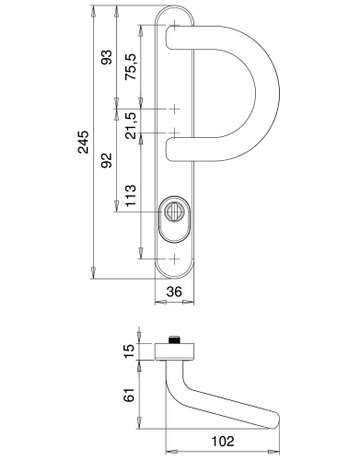 Bild Rahmen-SI-Halbgrt. Kronos 1145 LS oval ,ZA/PZ 92/8,F1 - edi-1