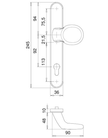 Bild WSG Kronos 1300/2035 LS oval ,PZ92/8,ER - edi-2