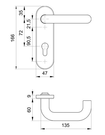Bild FH DRG 1413 KS oval ,PZ72/9,F9005,TS 40-66 - edi-1
