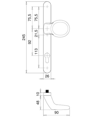 Bild WSG Atlas 1200/2026 LS oval ,PZ92/8,F1,TS 68-73 - edi-2