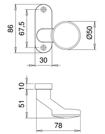 Bild Knopf Dione 1352/1620 Rosette oval ,F1 - edi-1